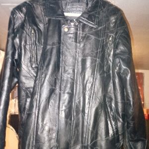 Navarre Italian stone vintage leather jacket